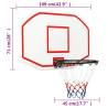 Basketball Backboard - Durable Polyethene 109x71 cm | HipoMarket