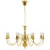 Chandelier Golden 8 x E14 Bulbs - Elegant Lighting for Your Home