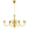 Chandelier Golden 8 x E14 Bulbs - Elegant Lighting for Your Home