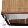 Bamboo Laundry Bin Rectangular Natural | Eco-Friendly Storage