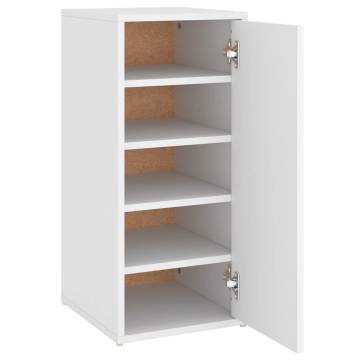 Shoe Cabinet White 32x35x70 cm - Durable Storage Solution