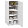 Shoe Cabinet White 32x35x70 cm - Durable Storage Solution