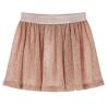 Kids' Skirt with Glitters Soft Pink 140 Size 140 (9-10y) 