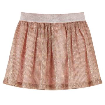 Kids' Soft Pink Glitter Skirt - Stylish & Comfortable