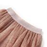 Kids' Soft Pink Glitter Skirt - Stylish & Comfortable