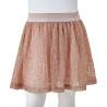 Kids' Soft Pink Glitter Skirt - Stylish & Comfortable