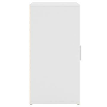 Shoe Cabinet White 32x35x70 cm - Durable Storage Solution