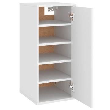 Shoe Cabinet White 32x35x70 cm - Durable Storage Solution