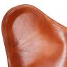 Vintage Brown Leather Butterfly Chair - Perfect for Relaxation