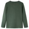 Kids' Dark Green Long Sleeve T-shirt Size 140 | HipoMarket