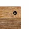 Wall-mounted Coat Rack with 5 Hooks | Solid Mango Wood