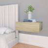 Floating Nightstand Sonoma Oak 40x30x15 cm Engineered Wood Colour sonoma oak Quantity in Package 1 