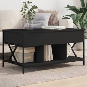 Stylish Black Coffee Table - 100x55x50 cm | Hipomarket