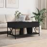 Stylish Black Coffee Table - 100x55x50 cm | Hipomarket