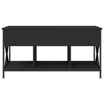 Stylish Black Coffee Table - 100x55x50 cm | Hipomarket