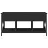 Stylish Black Coffee Table - 100x55x50 cm | Hipomarket