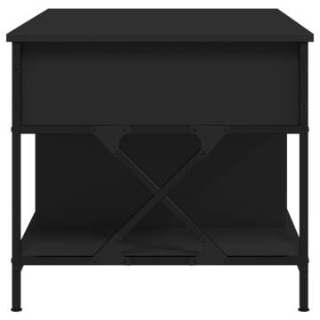 Stylish Black Coffee Table - 100x55x50 cm | Hipomarket