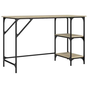 Desk Sonoma Oak 120x50x75 cm - Stylish & Durable Office Desk