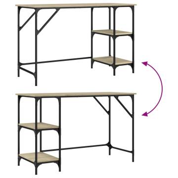 Desk Sonoma Oak 120x50x75 cm - Stylish & Durable Office Desk