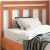 Headboard Wax Brown 100 cm Solid Wood Pine Colour wax brown Size 105.5 x 100 cm Quantity in Package 1 