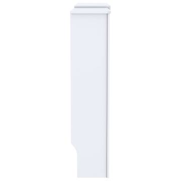 Stylish MDF Radiator Cover White 205 cm | HipoMarket