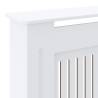 Stylish MDF Radiator Cover White 205 cm | HipoMarket