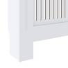 Stylish MDF Radiator Cover White 205 cm | HipoMarket