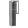 Highboard Grey Sonoma 34.5x34x180 cm - Stylish Storage Solution