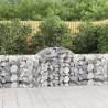 Arched Gabion Baskets 40 pcs 200x50x80/100 cm Galvanised Iron Size 200 x 50 x 80/100 cm Quantity in Package 40 