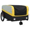 Bike Trailer Black and Yellow - 45 kg Load Capacity