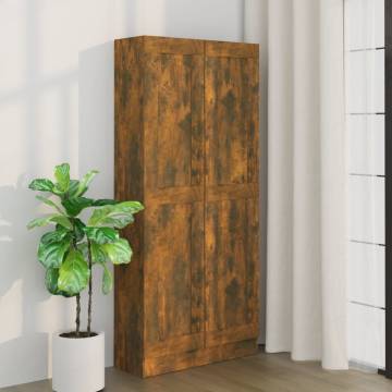 Book Cabinet Smoked Oak - Spacious & Stylish Storage