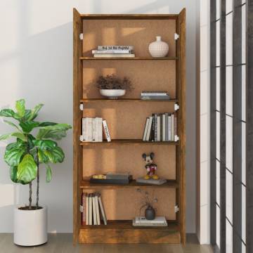 Book Cabinet Smoked Oak - Spacious & Stylish Storage