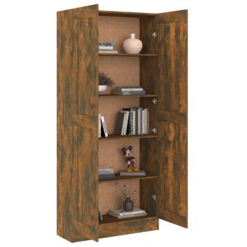 Book Cabinet Smoked Oak - Spacious & Stylish Storage