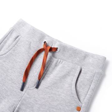 Kids' Sweatpants Grey Melange - Comfortable & Stylish