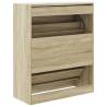 Shoe Cabinet Sonoma Oak 80x34x96.5 cm - Stylish Storage Solution