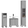 3 Piece Grey Sonoma Bathroom Furniture Set | Hipomarket