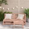 Garden Sofa 2-Seater Solid Wood Douglas - Comfort & Style