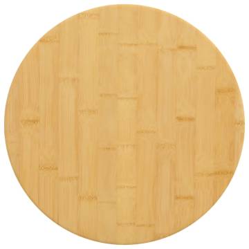 Bamboo Table Top Ø30x4 cm - Stylish & Durable | HipoMarket