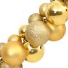 Gold Christmas Balls Garland - 175 cm Polystyrene | HipoMarket