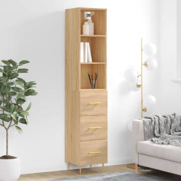 Highboard Sonoma Oak - Stylish Storage Solution | HipoMarket