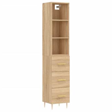 Highboard Sonoma Oak - Stylish Storage Solution | HipoMarket