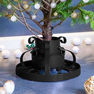 Christmas Tree Stand Black 29x29x15.5 cm - Durable & Stylish