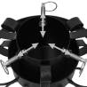 Christmas Tree Stand Black 29x29x15.5 cm - Durable & Stylish