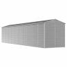 Light Grey Garden Shed 191x895x198 cm | Durable Steel Storage