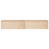 Solid Pine Wall Cabinets - 2 pcs 100x30x35 cm | Hipo Market