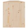 Solid Pine Wall Cabinets - 2 pcs 100x30x35 cm | Hipo Market