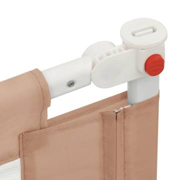 Toddler Safety Bed Rail Taupe - 160x25 cm | HipoMarket UK