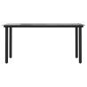 Garden Dining Table Black 160x80cm | Stylish Outdoor Furniture