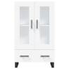 Stylish Highboard White 69.5x31x115 cm - Durable & Modern