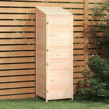 Garden Shed 55x52x174.5 cm Solid Wood Fir | HipoMarket